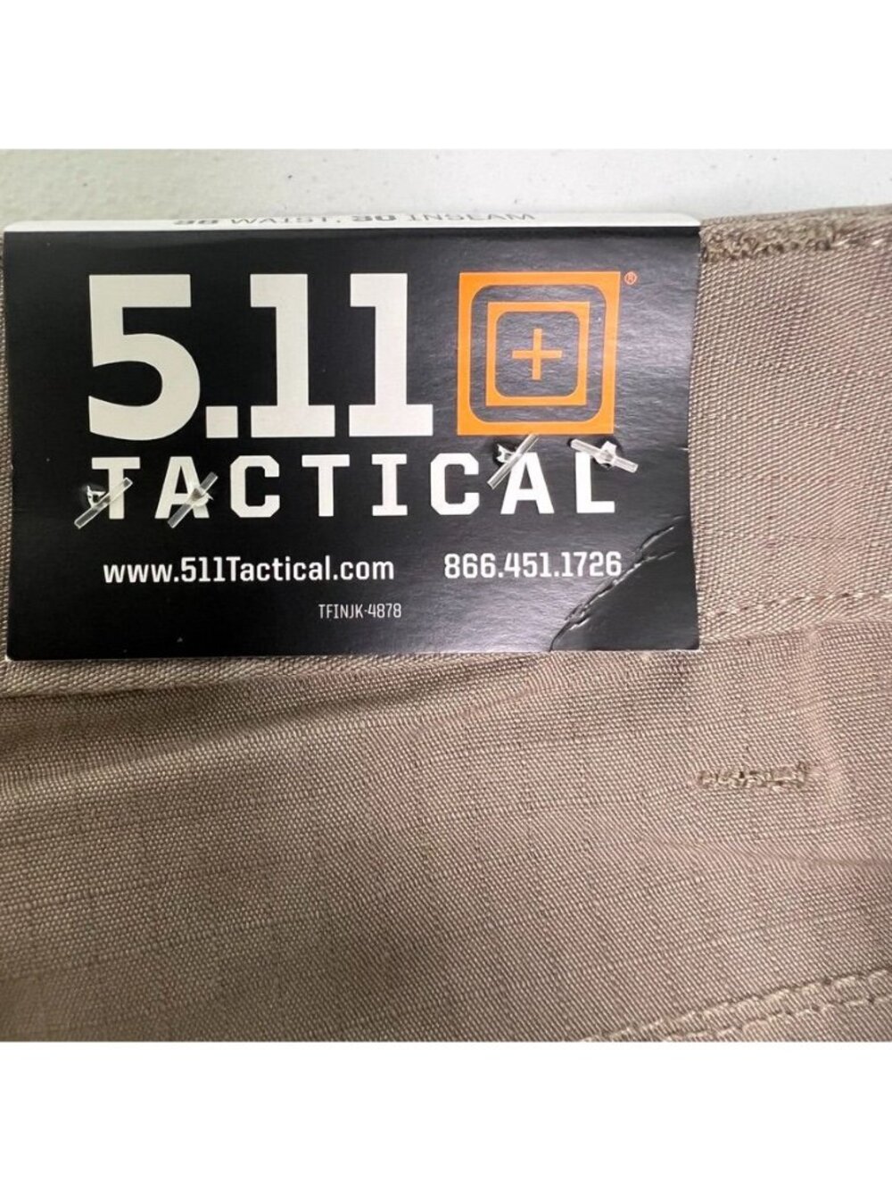 NWT 5.11 Mens 38 x 30 Tactical Ridgeline Ripstop Mens Khaki Comfortable - Picture 6 of 16